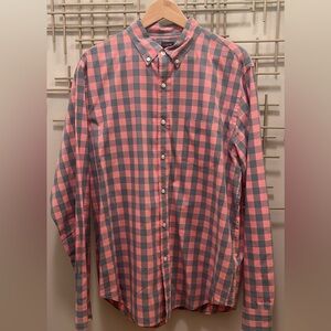 Men's Pink Checkered Shirt